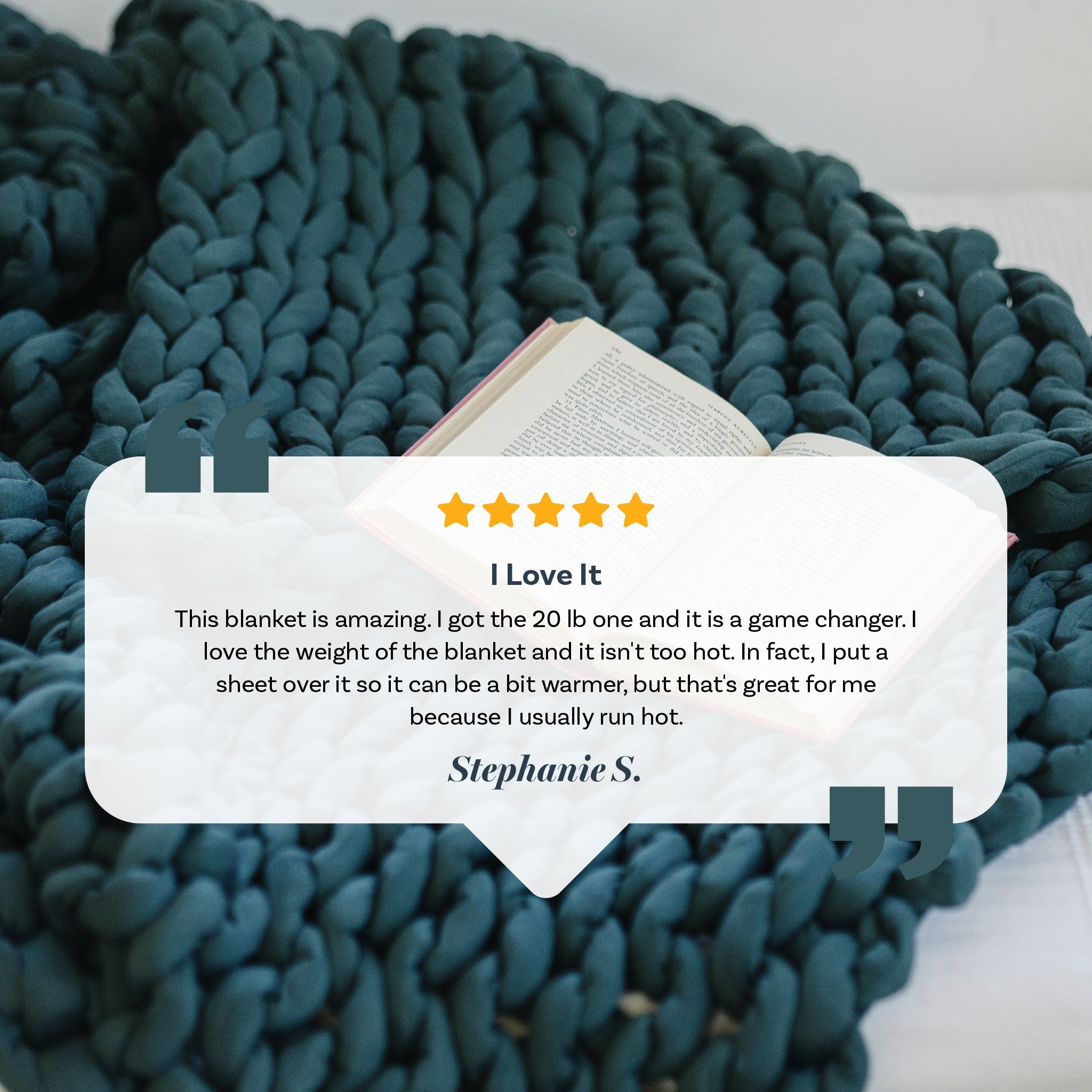 Nthtuzzie Knit Weighted Blanket