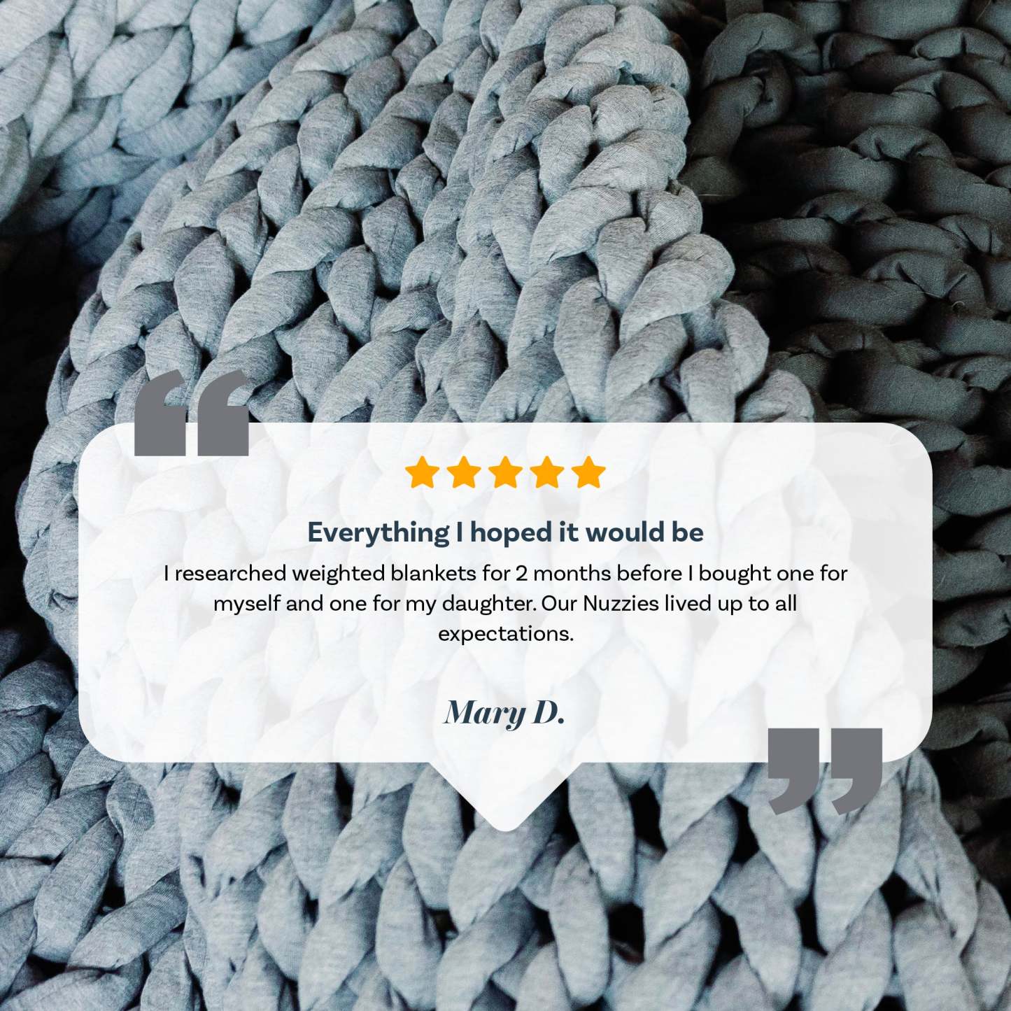 Nthtuzzie Knit Weighted Blanket