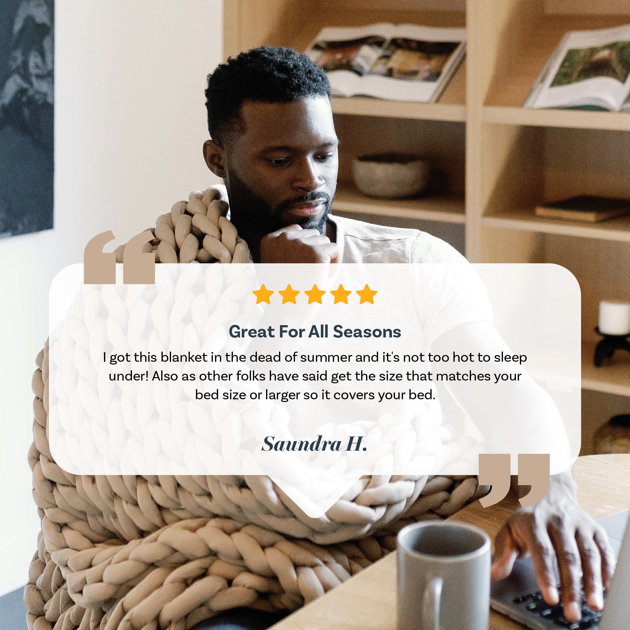 Nthtuzzie Knit Weighted Blanket