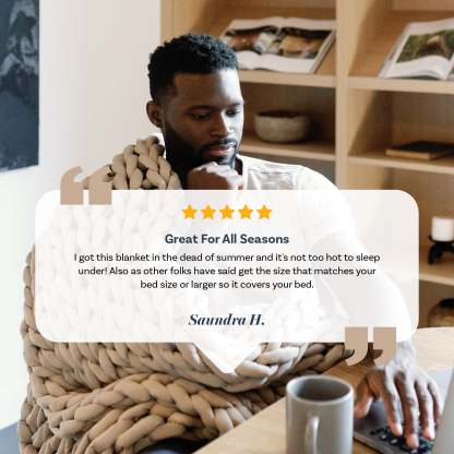 Nthtuzzie Knit Weighted Blanket