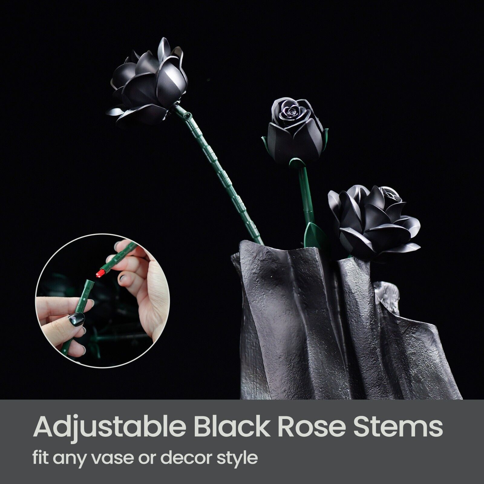 The Obsidian Petal Bouquet