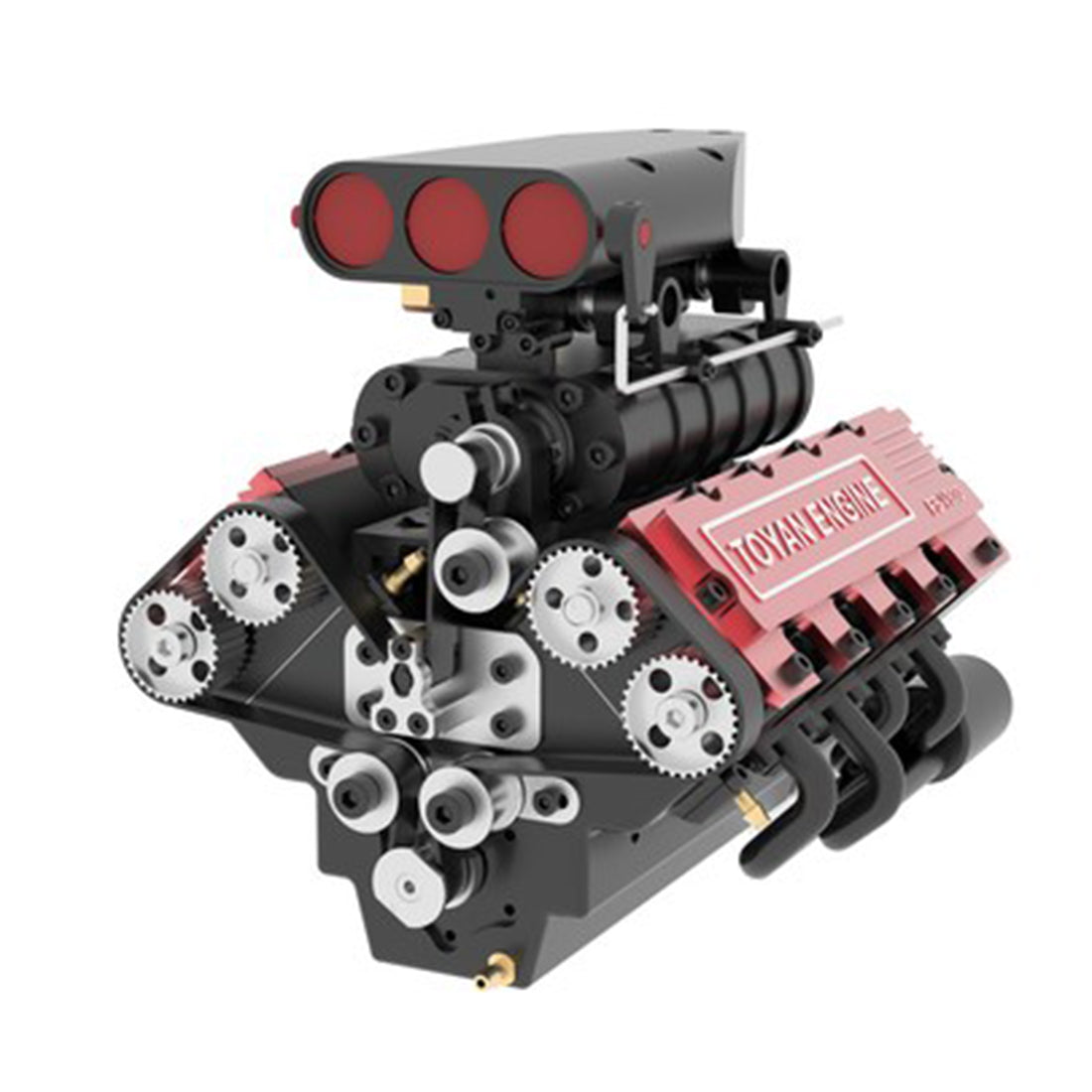 Tothtyan V8 FS-V800 28cc Engine RTR Nitro Engine Model Kits with Supercharger