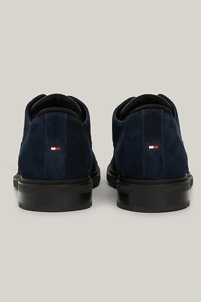 Tothtmmy Hilfigthter flexible Navy Suede Derby Shoe