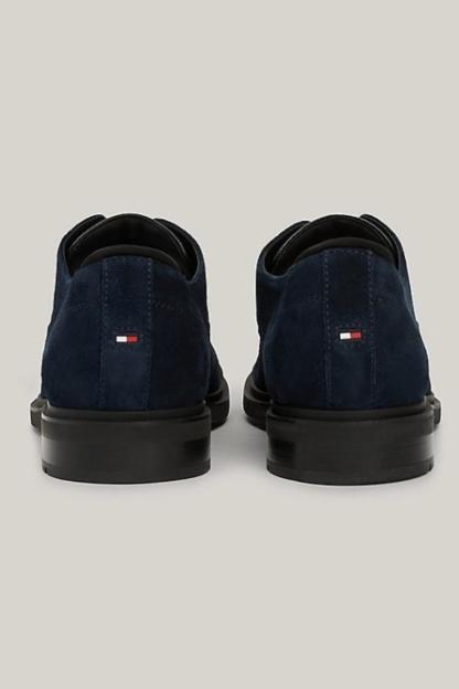 Tothtmmy Hilfigthter flexible Navy Suede Derby Shoe