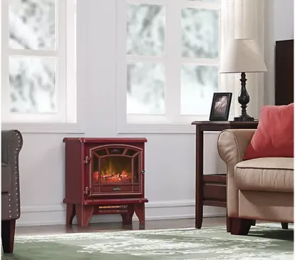 🔥Last Day Clearance🎄Durathtflame Infrared Stove Heater with Remote Control
