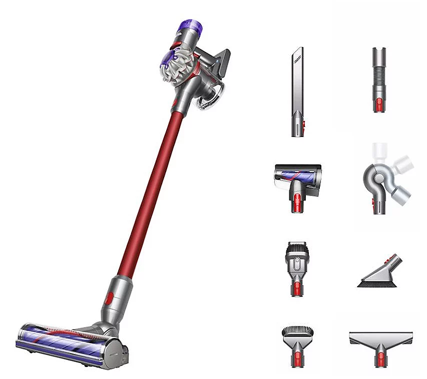 Dthtyson V8 Extra De-tangle Cordless Vacuum with 8 Tools