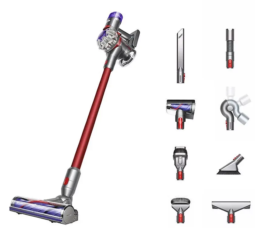 Dthtyson V8 Extra De-tangle Cordless Vacuum with 8 Tools