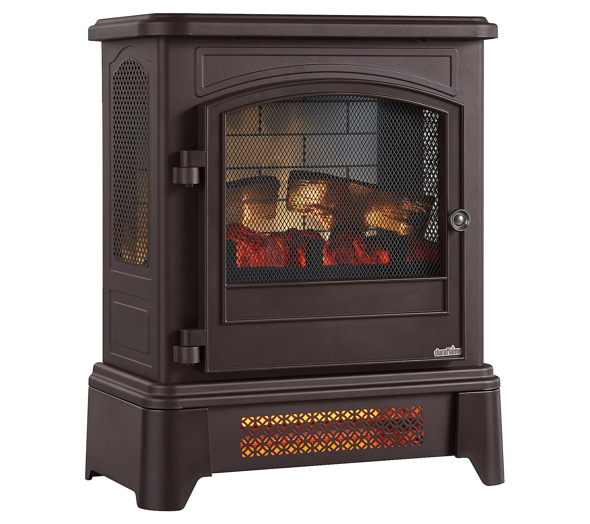 🔥Last Day Clearance🎄Duraflame Infrared Electric Stove Heater w/ Pedestal Base