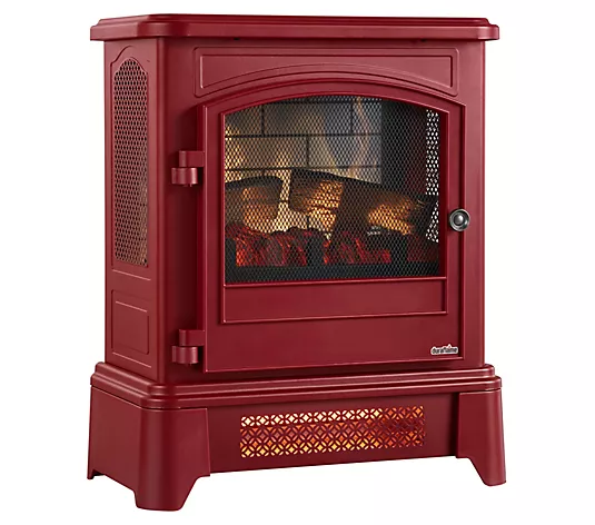 🔥Last Day Clearance🎄Duraflame Infrared Electric Stove Heater w/ Pedestal Base