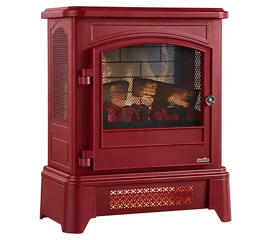 🔥Last Day Clearance🎄Duraflame Infrared Electric Stove Heater w/ Pedestal Base