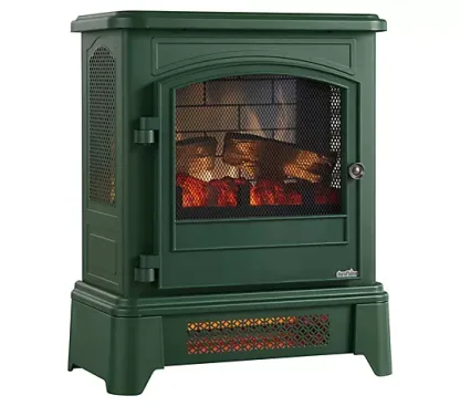 🔥Last Day Clearance🎄Duraflame Infrared Electric Stove Heater w/ Pedestal Base