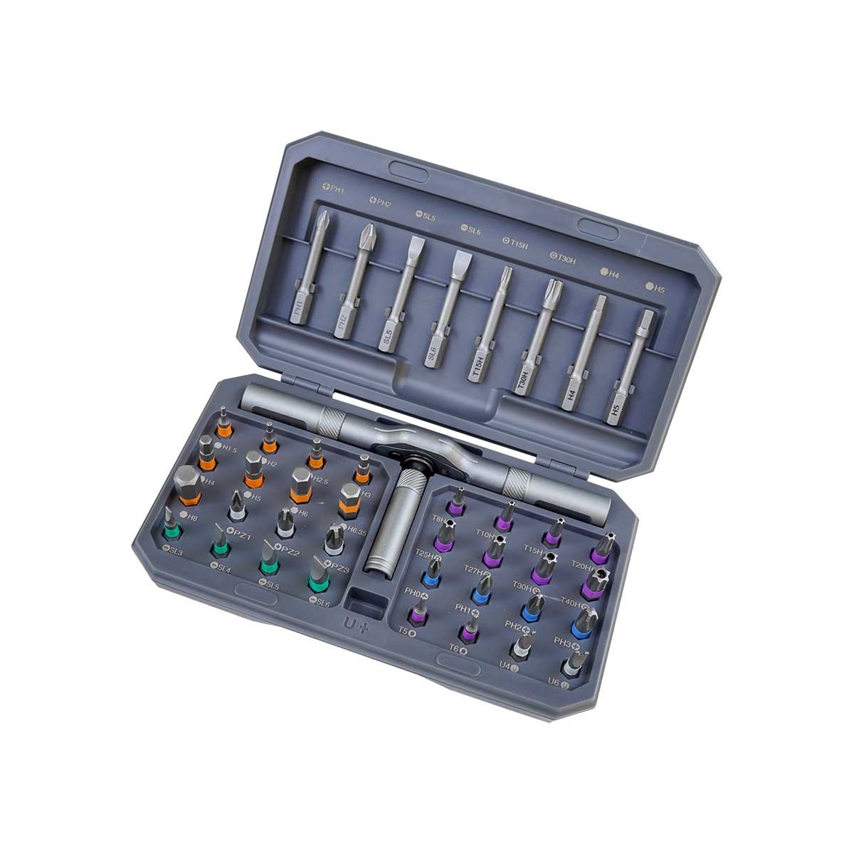 🔥🔥24 in 1 DlY Screwdriver Set Magnetic Compact and Portable Ratchet Screwdriver