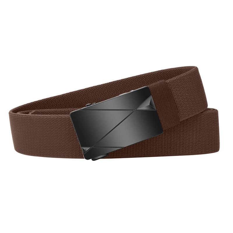 No-punch hidden elastic belt for men, comfortable and versatile alloy automatic buckle belt