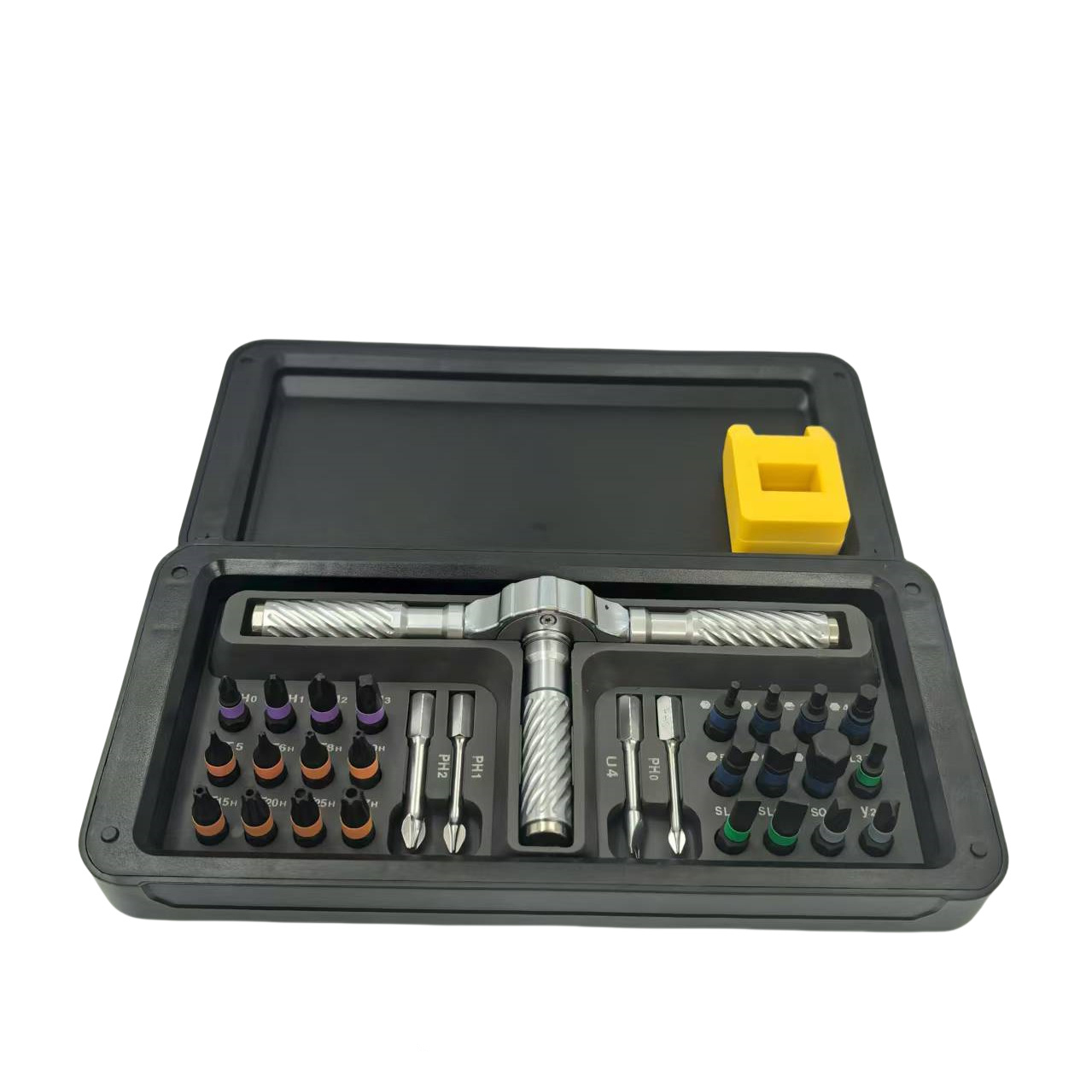 🔥🔥24 in 1 DlY Screwdriver Set Magnetic Compact and Portable Ratchet Screwdriver