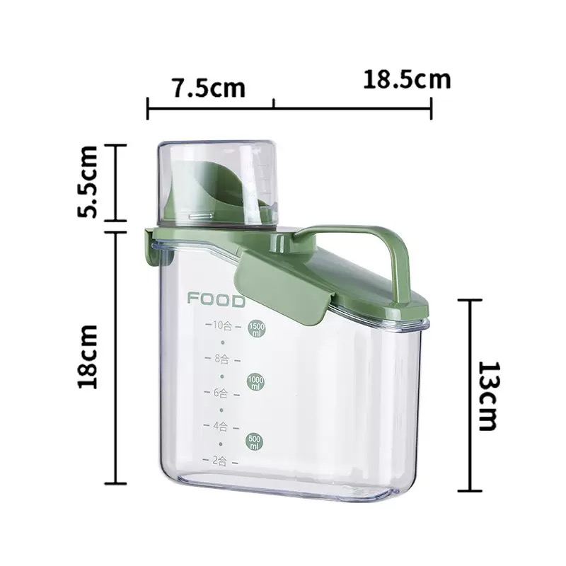 Clear Airtight Food Storage Containers