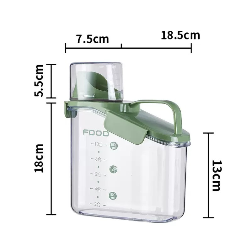 Clear Airtight Food Storage Containers