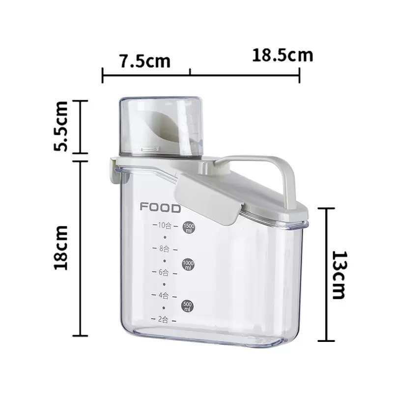 Clear Airtight Food Storage Containers