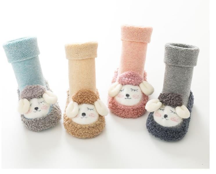 🎁Baby Cartoon Plush Cotton Toddler Shoes