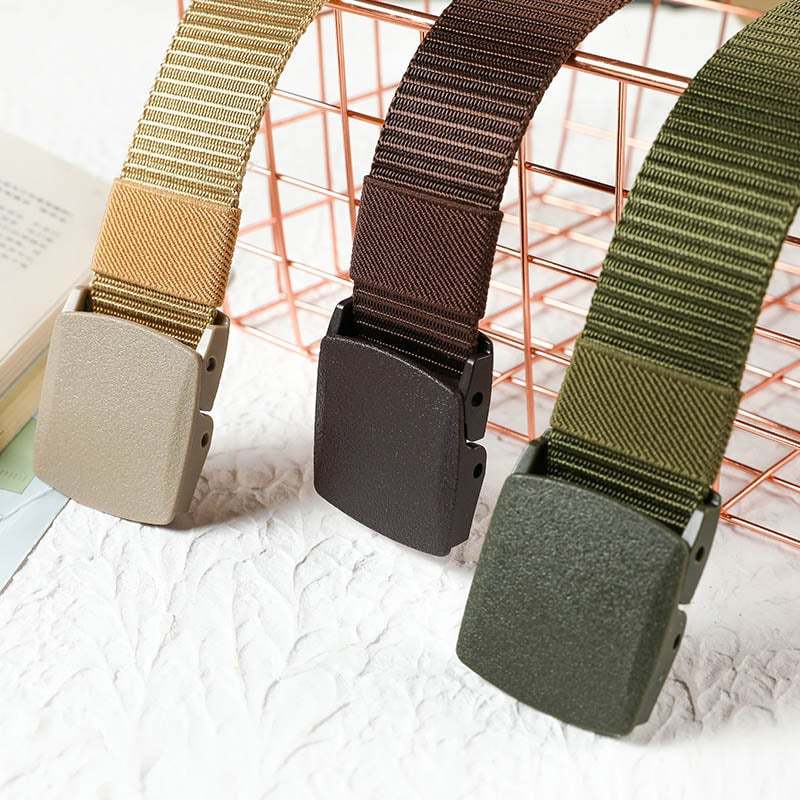 🎁Non-Metallic Non-Magnetic Buckle Nylon Belt