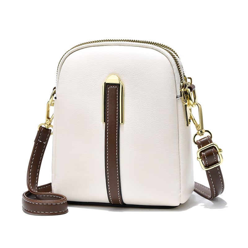 New lychee grain leather phone bag