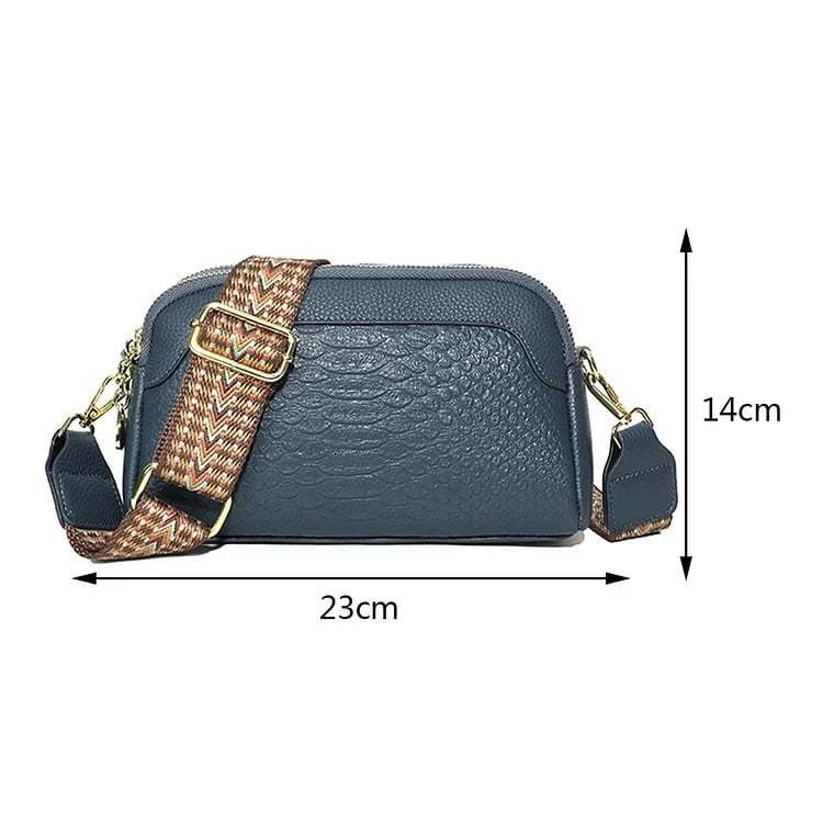 🔥First Layer Cowhide Crossbody Bag Alligator Pattern Women Shoulder Bag for Work
