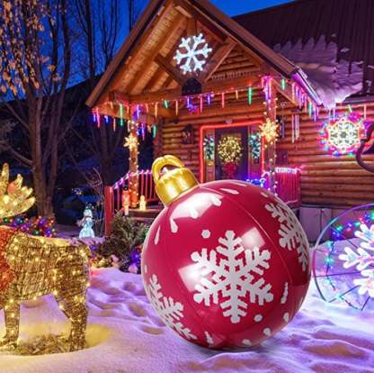 🎄Christmas Sale 49% OFF - Outdoor Christmas PVC inflatable Decorated Ball