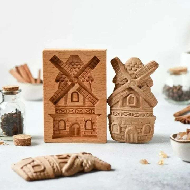 💖WOOD PATTERNED COOKIE CUTTER