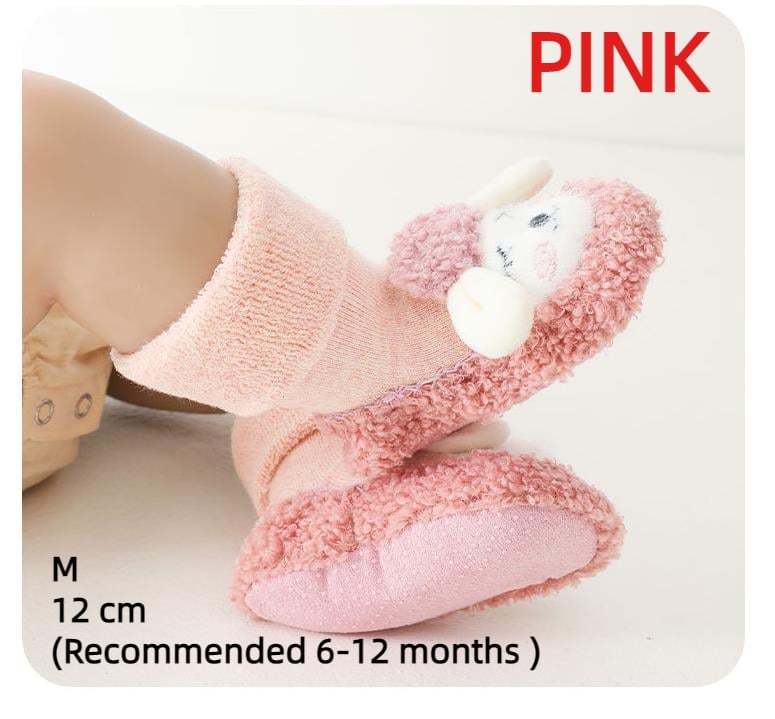 🎁Baby Cartoon Plush Cotton Toddler Shoes