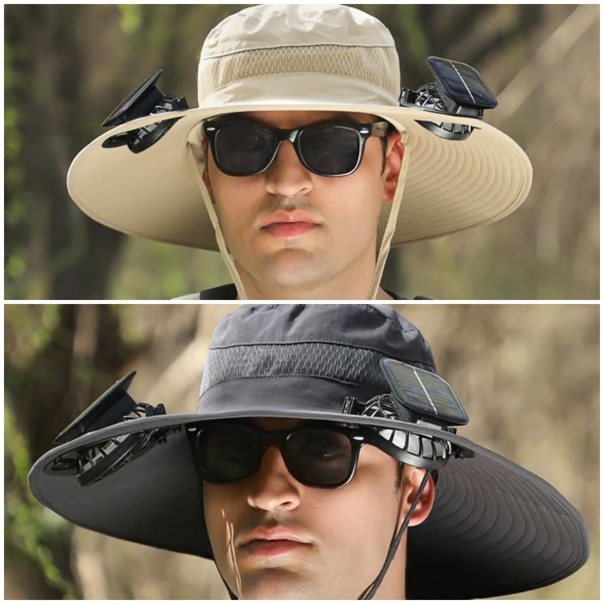 🏆 50K+ SOLD! – Almost Gone-⚡2025 New Ultralight Solar Fan Sun Hat – Lighter Than a Baseball!⚾