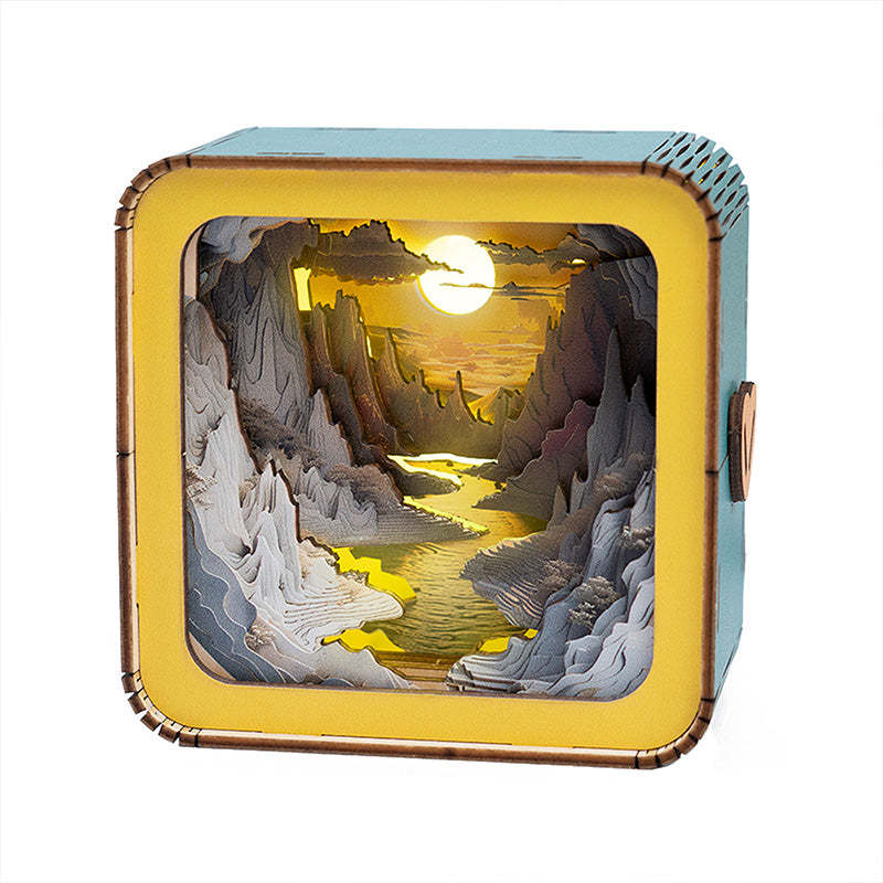 🎄Christmas Gift🎁 3D Wooden Puzzle Night Light