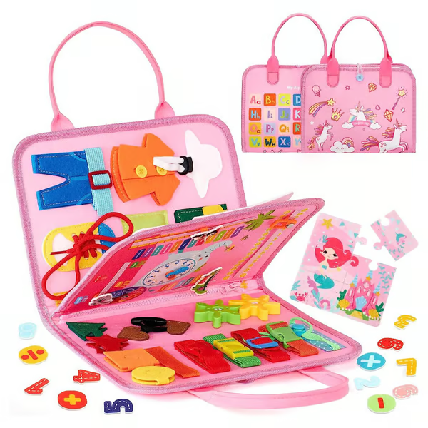 🔥Clearance Sale - 45% OFF🔥 Toddler Busy Board | Preschool Learning Activities | Gift for Kids