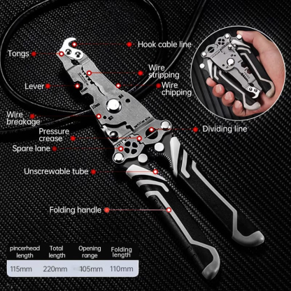⚡️2025 New Year Promotion⚡️New Upgrade 18-in-1 Multifunctional Folding Pliers