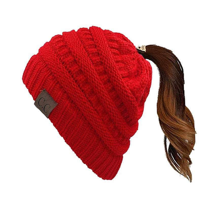🎄Xmas Sale - 49%Off🎁 Women's Ponytail Beanie Hat