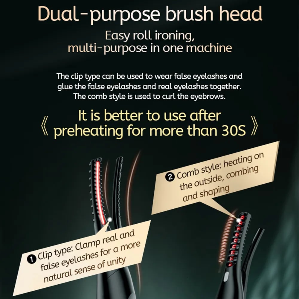 💥 Daily Sales of 4200+🔥 Electric Eyelash Curler for Instant Glam ✨ Blink & Dazzle! 👁️