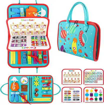 🔥Clearance Sale - 45% OFF🔥 Toddler Busy Board | Preschool Learning Activities | Gift for Kids