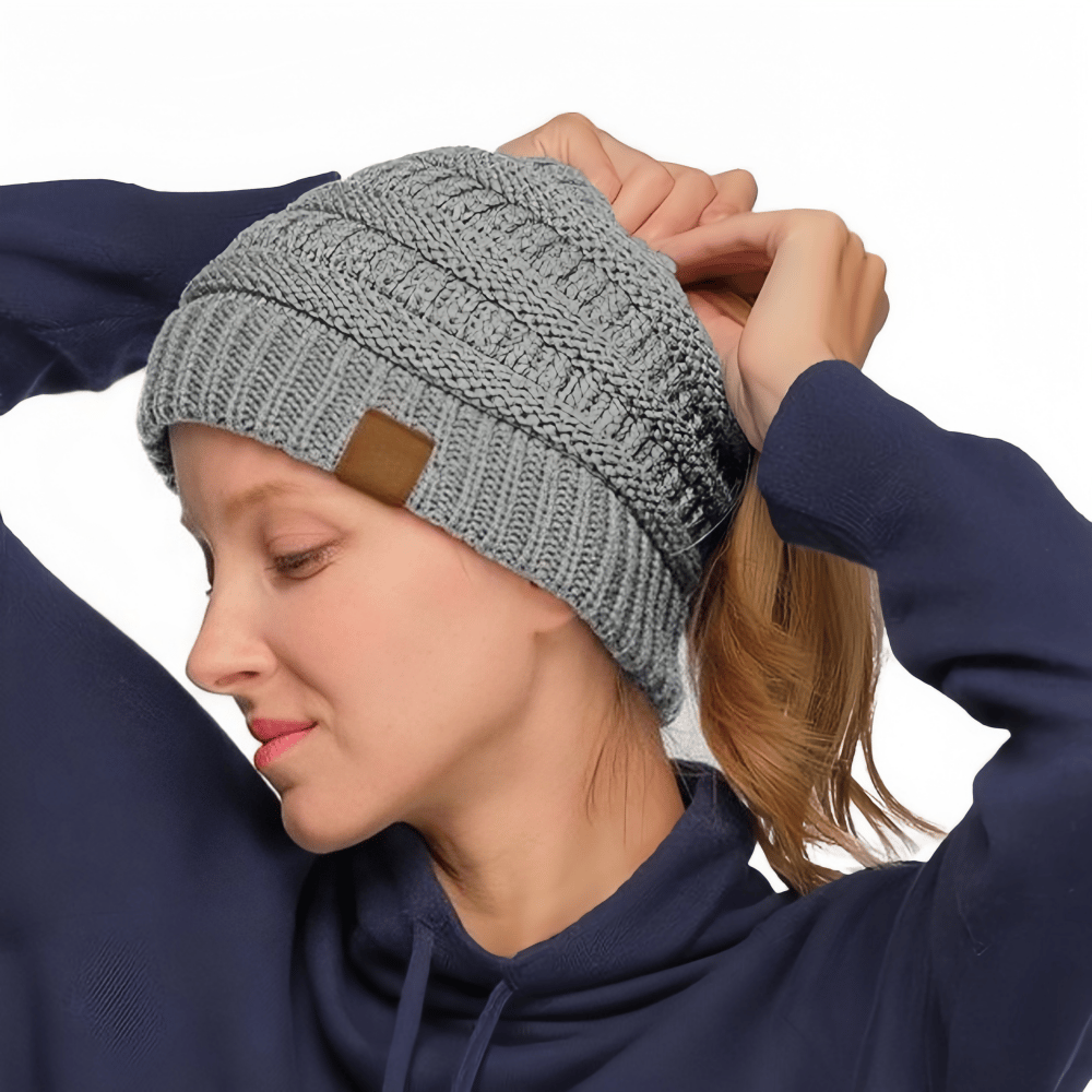 🎄Xmas Sale - 49%Off🎁 Women's Ponytail Beanie Hat