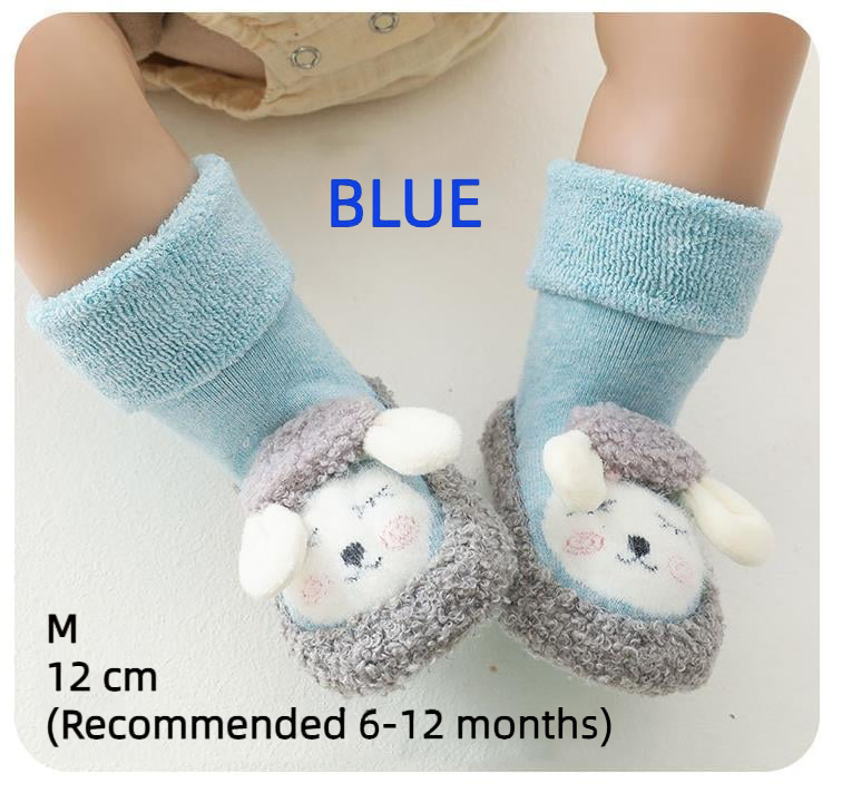 🎁Baby Cartoon Plush Cotton Toddler Shoes