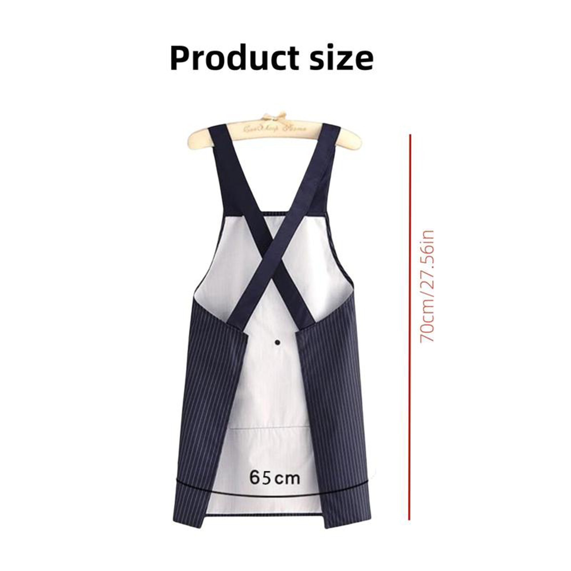 🔥 Apron with Pockets for Women and Men Cross Back Design with Towel