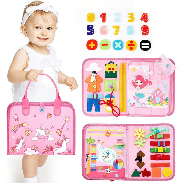 🔥Clearance Sale - 45% OFF🔥 Toddler Busy Board | Preschool Learning Activities | Gift for Kids