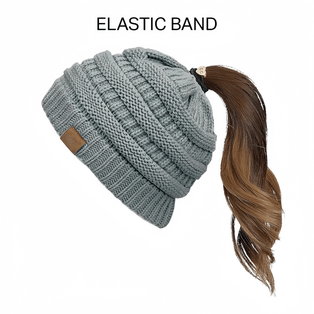 🎄Xmas Sale - 49%Off🎁 Women's Ponytail Beanie Hat
