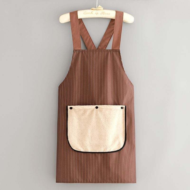 🔥 Apron with Pockets for Women and Men Cross Back Design with Towel