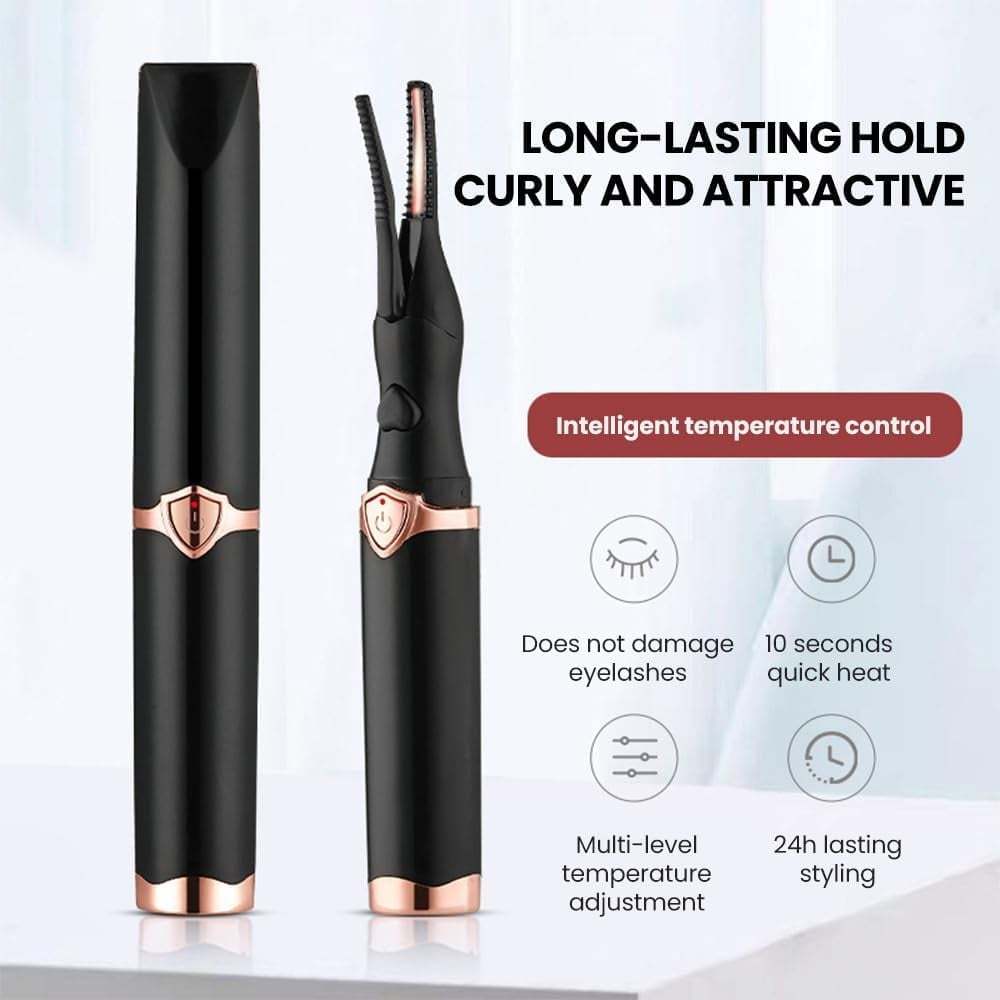 💥 Daily Sales of 4200+🔥 Electric Eyelash Curler for Instant Glam ✨ Blink & Dazzle! 👁️