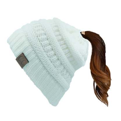 🎄Xmas Sale - 49%Off🎁 Women's Ponytail Beanie Hat