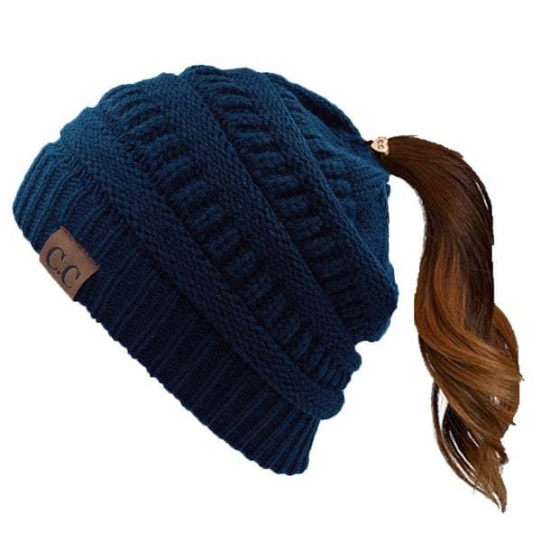 🎄Xmas Sale - 49%Off🎁 Women's Ponytail Beanie Hat