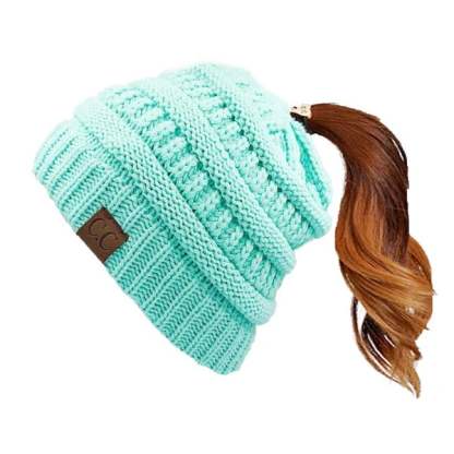 🎄Xmas Sale - 49%Off🎁 Women's Ponytail Beanie Hat