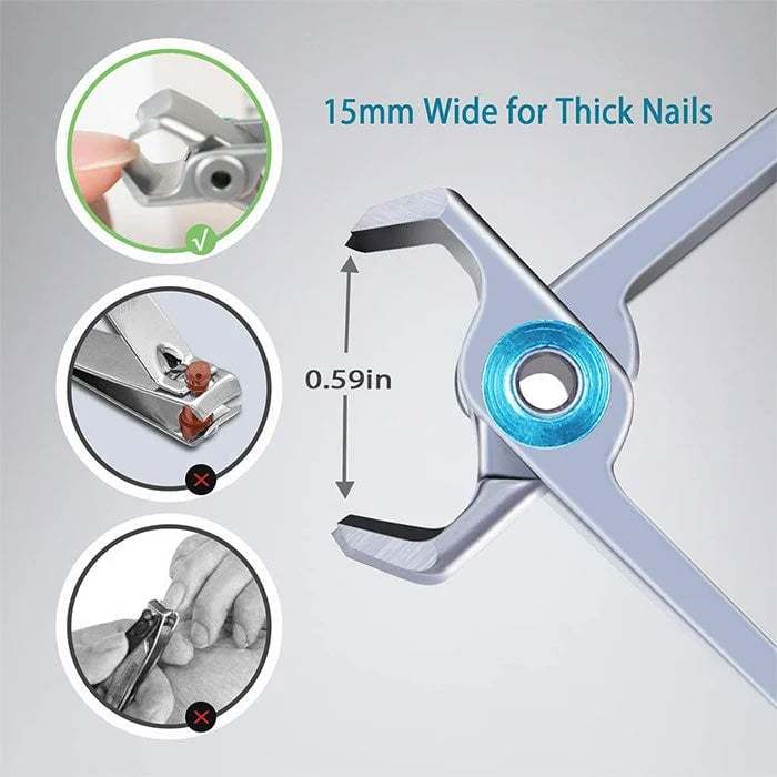 Ultra Sharp Stainless Steel Nail Clippers-Caserot