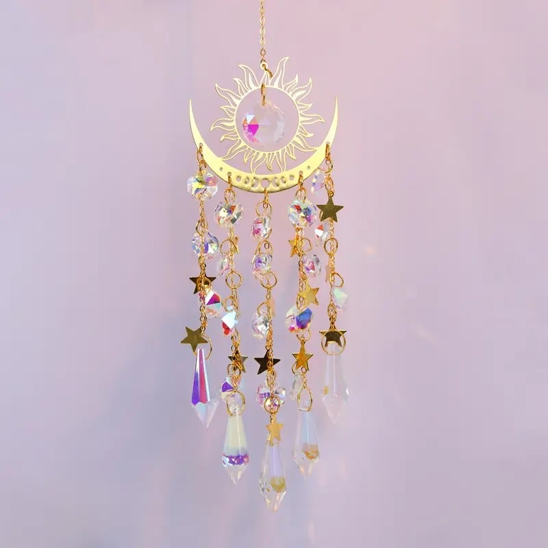 ✨Crystal Sun Catcher, lndoor Outdoor Decor for Window Bedroom Courtyard Garden☪️