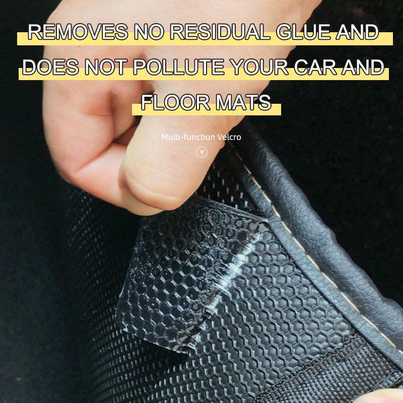 Car Floor Mat Invisible Fixed Patch Buckle Anti-slip Velcro Car Adhesive Patch Double-sided Tape