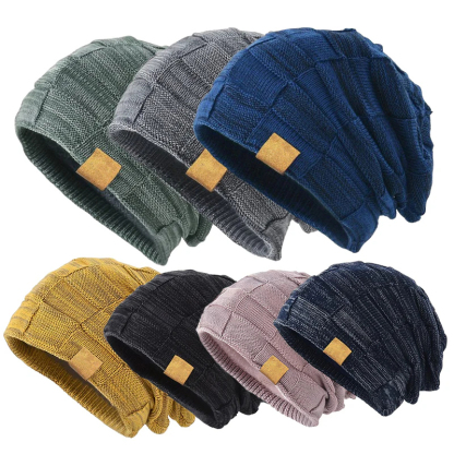 Luxe-Knit Beanie丨Soft Mixed-Color Unisex Winter Essential