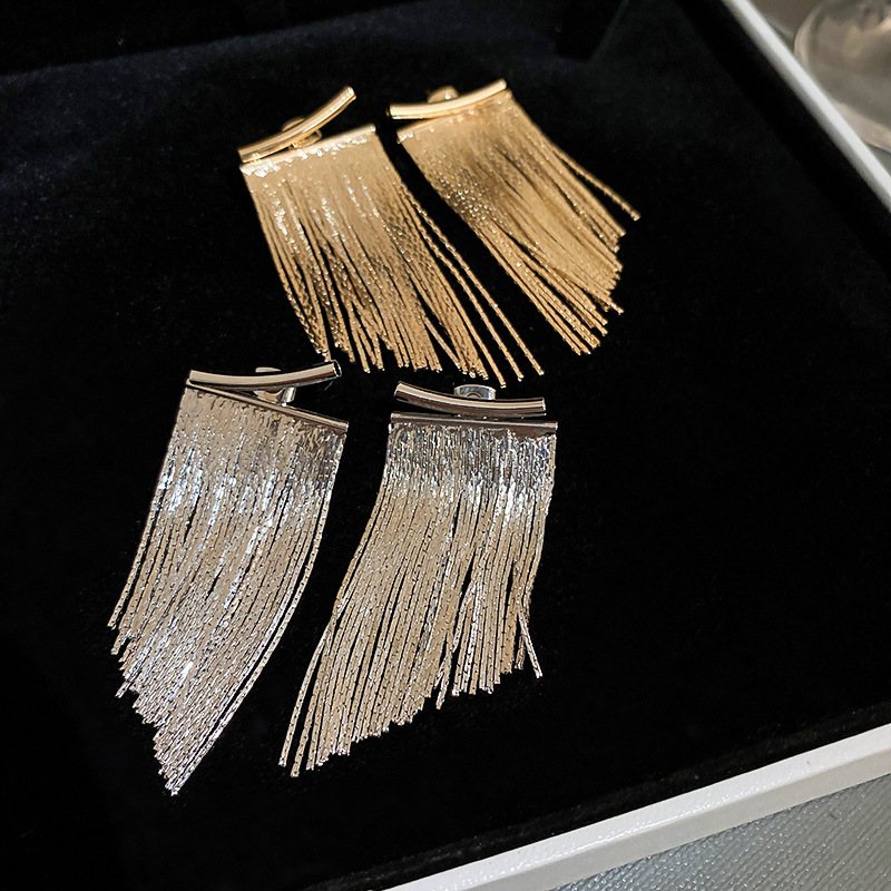 All-match Earrings Diamond Tassel Earrings